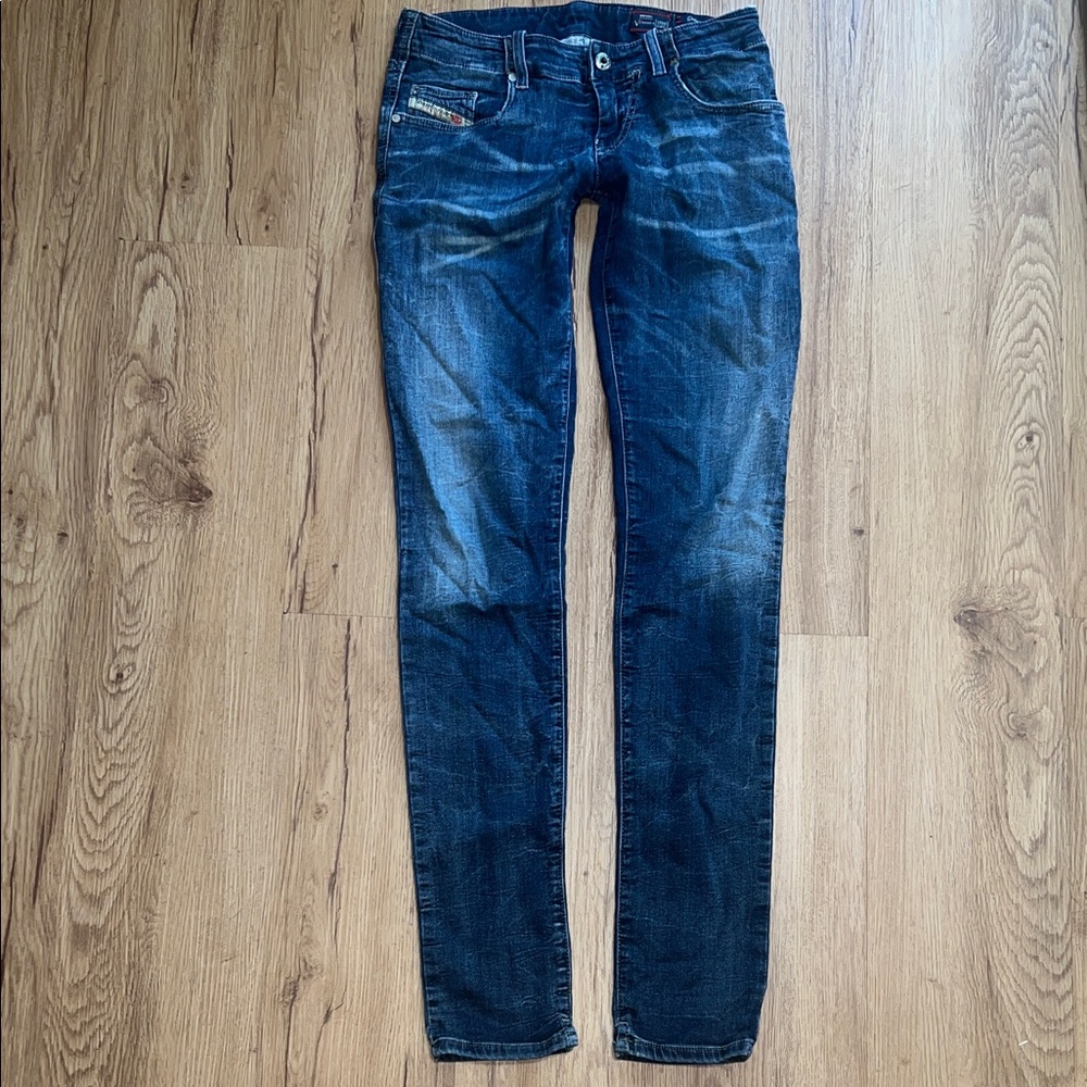 Diesel denim + sweat pants Grupee 27 skinny jeans